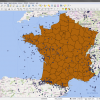 zoom sur carte