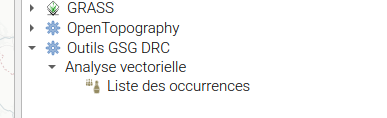 ou trouver liste occurrences