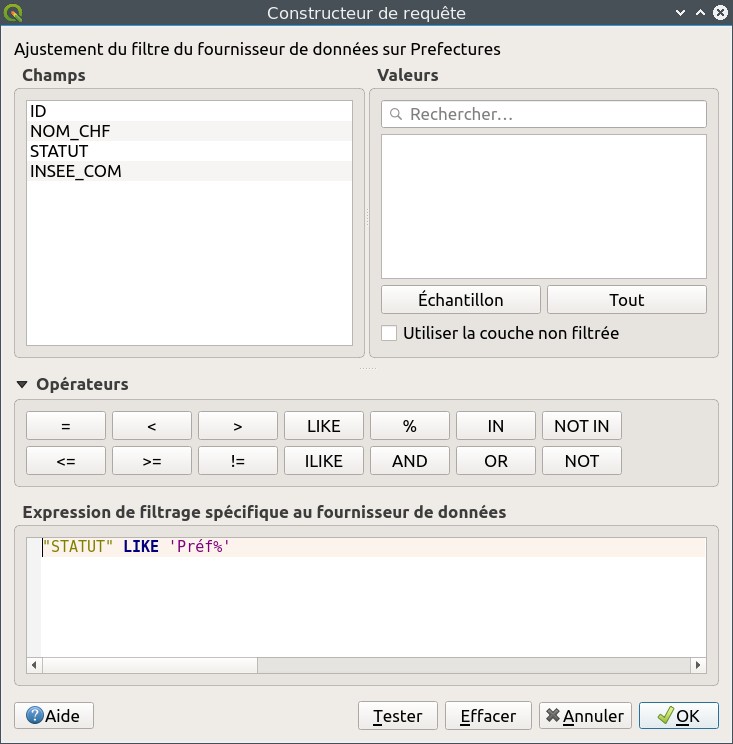 filtre sur chef-lieu