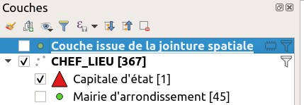 couche temporaire de jointure